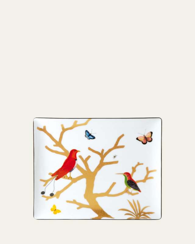 Aux Oiseaux Rectangular Tray